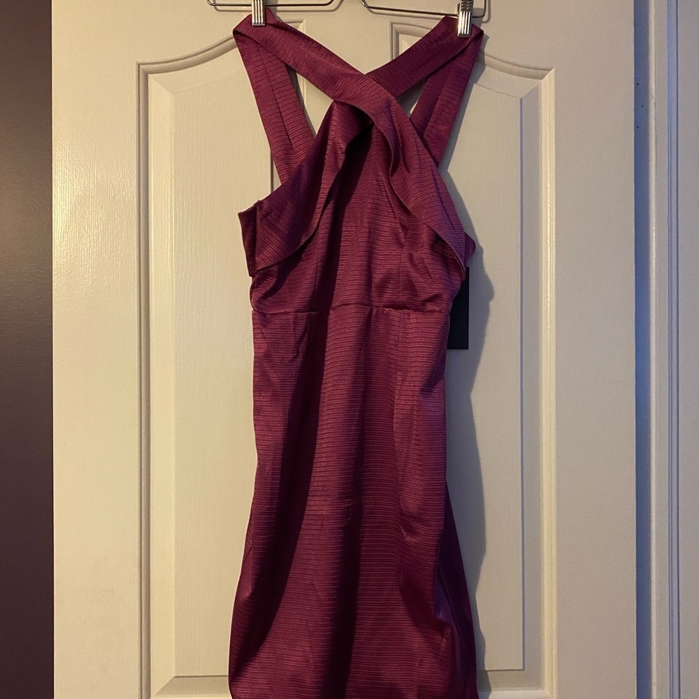 Brand new with tags: criss cross halter style stress